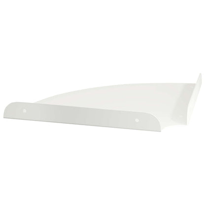Floating Shelf with Shelf 2 pcs White 24 x 24 x 2 cm