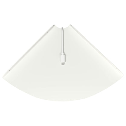 Floating Shelf with Shelf 2 pcs White 24 x 24 x 2 cm