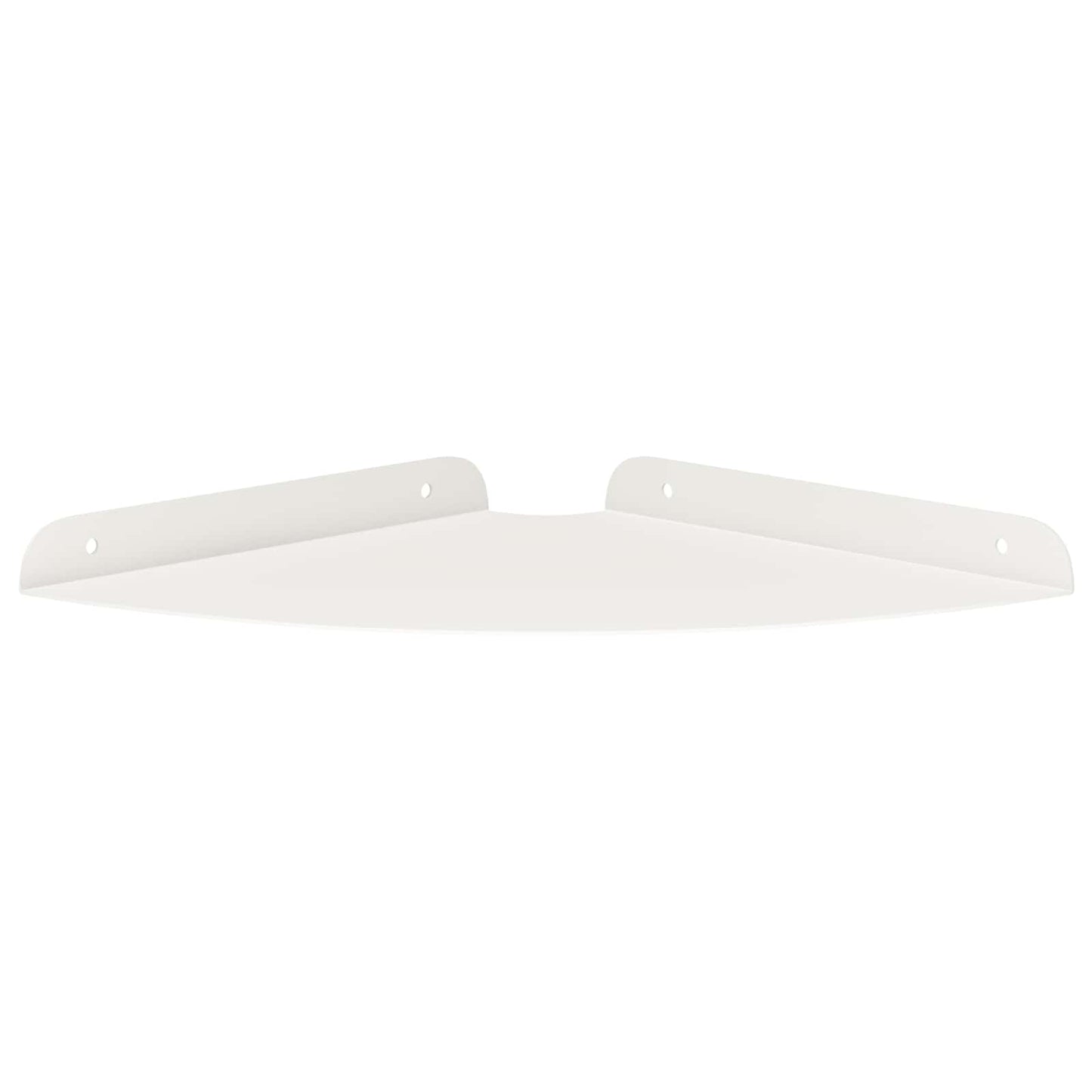 Floating Shelf with Shelf 4 pcs White 24 x 24 x 2 cm
