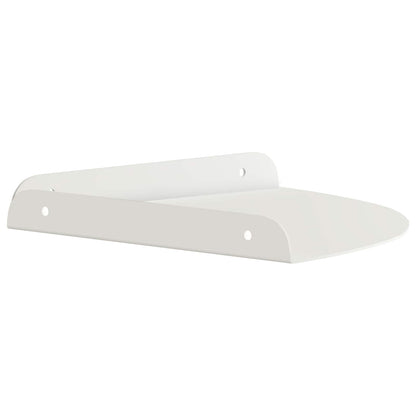 Floating Shelf with Shelf 4 pcs White 24 x 24 x 2 cm