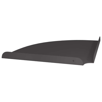 Corner Floating Shelf with Shelf 2 pcs Black 30 x 30 x 2 cm