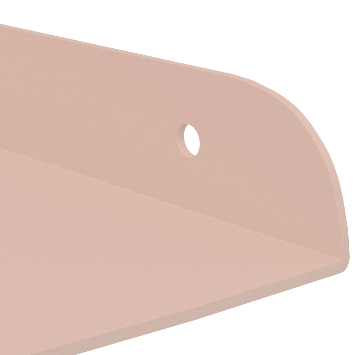 Floating Shelf with Shelf 2 pcs Pink 30 x 30 x 2 cm
