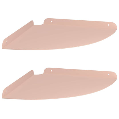 Floating Shelf with Shelf 2 pcs Pink 30 x 30 x 2 cm