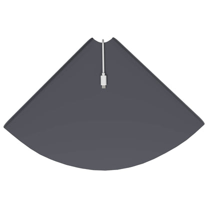 Floating Shelf with Shelf 2 pcs Anthracite 30 x 30 x 2 cm