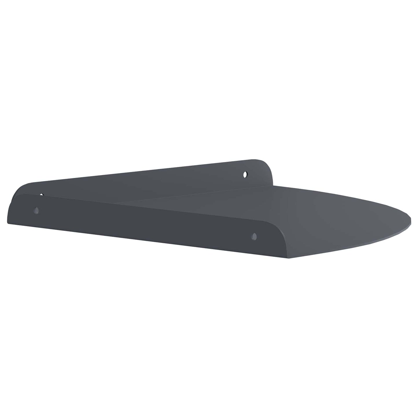 Floating Shelf with Shelf 2 pcs Anthracite 30 x 30 x 2 cm