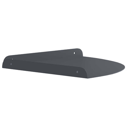 Floating Shelf with Shelf 4 pcs Anthracite 30 x 30 x 2 cm