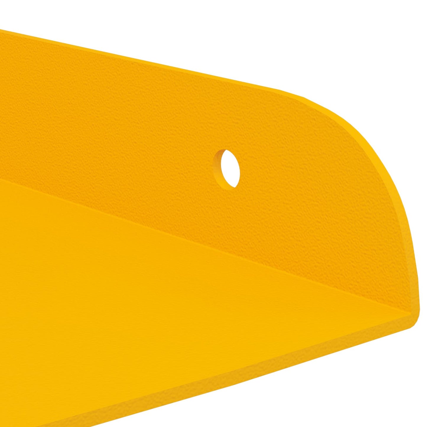 Floating Shelf with Shelf 2 pcs Mustard Yellow 30 x 30 x 2 cm
