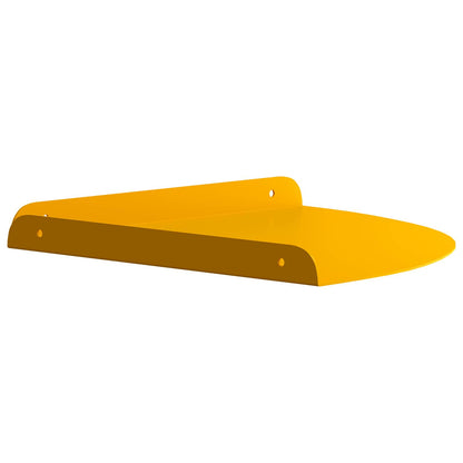 Floating Shelf with Shelf 4 pcs Mustard Yellow 30 x 30 x 2 cm