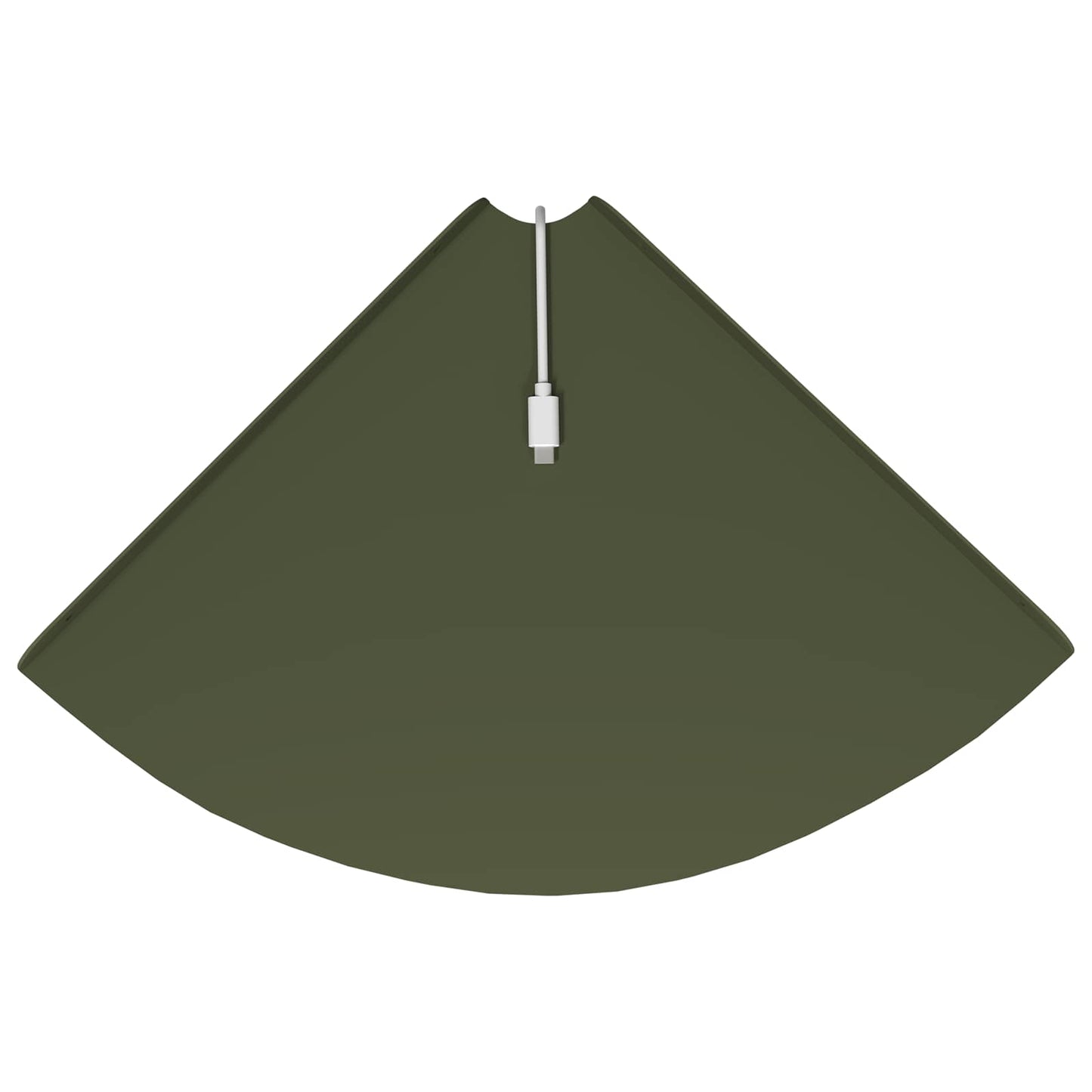 Floating Shelf with Shelf 2 pcs Olive Green 30 x 30 x 2 cm