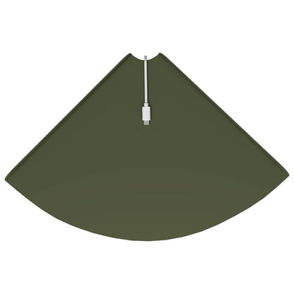 Floating Shelf with Shelf 2 pcs Olive Green 30 x 30 x 2 cm