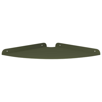 Floating Shelf with Shelf 4 pcs Olive green 30 x 30 x 2 cm