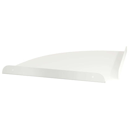 Floating Shelf with Shelf 2 pcs White 30 x 30 x 2 cm