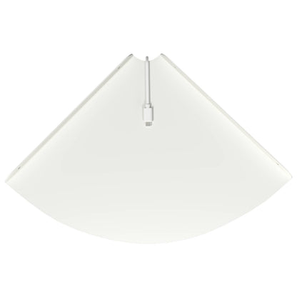 Floating Shelf with Shelf 2 pcs White 30 x 30 x 2 cm