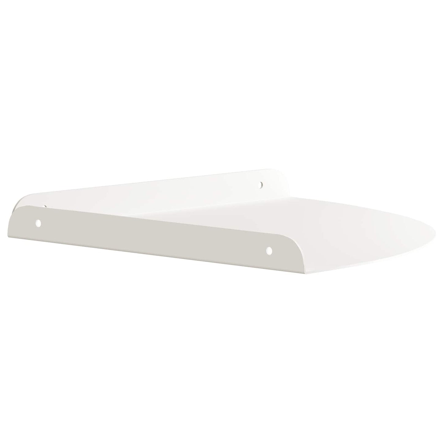 Floating Shelf with Shelf 2 pcs White 30 x 30 x 2 cm