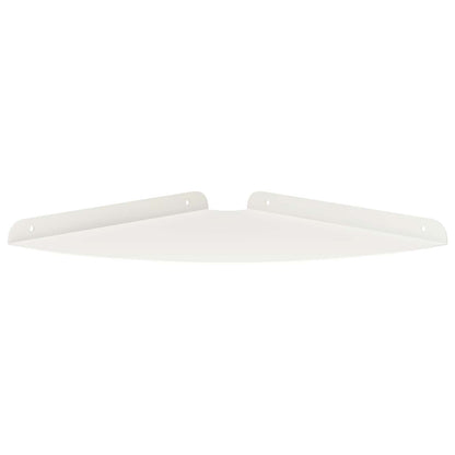 Floating Shelf with Shelf 4 pcs White 30 x 30 x 2 cm