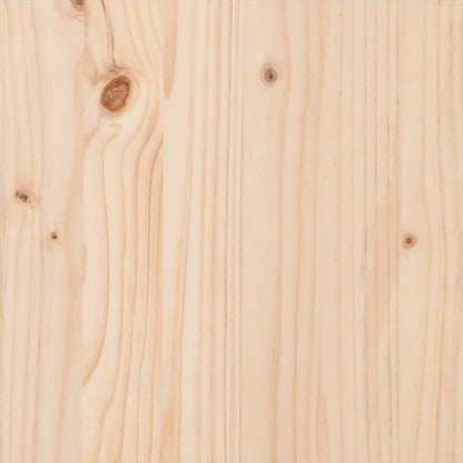 Garden Planter Nature 70 x 70 x 70 cm Solid Pine Wood