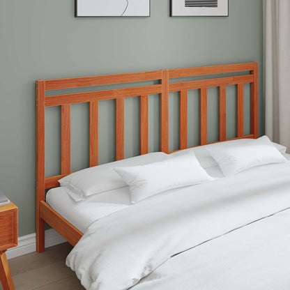 Headboard with Headboard Wax Brown 185.5 x 100 cm