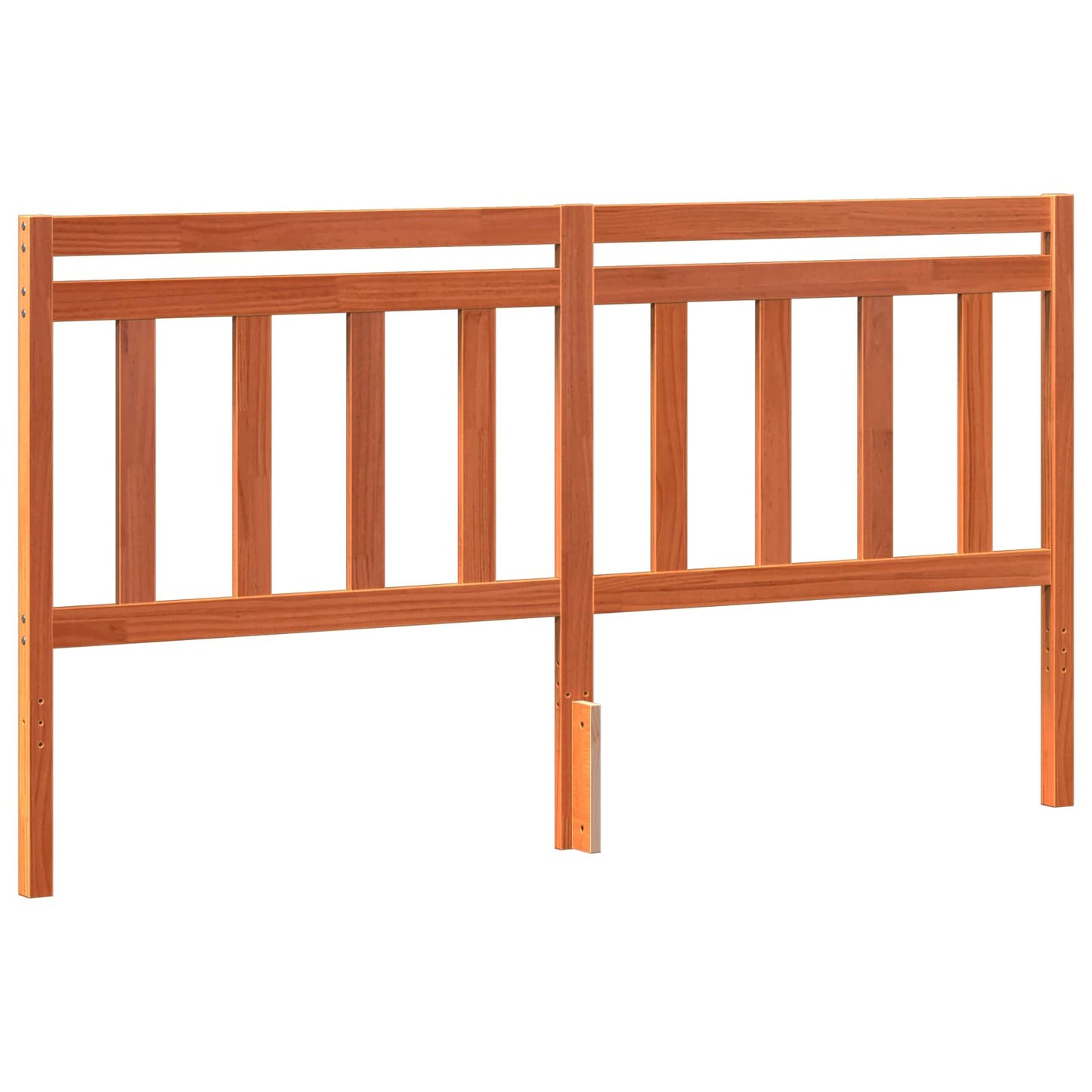 Headboard with Headboard Wax Brown 185.5 x 100 cm