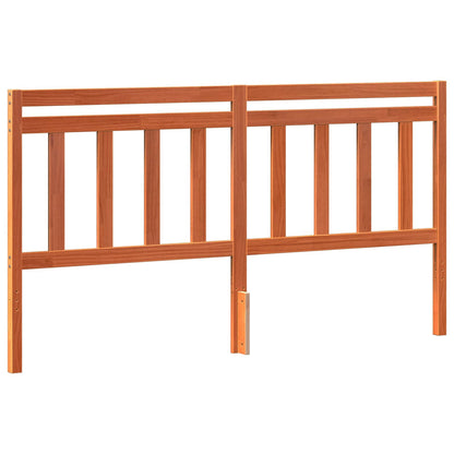 Headboard with Headboard Wax Brown 185.5 x 100 cm