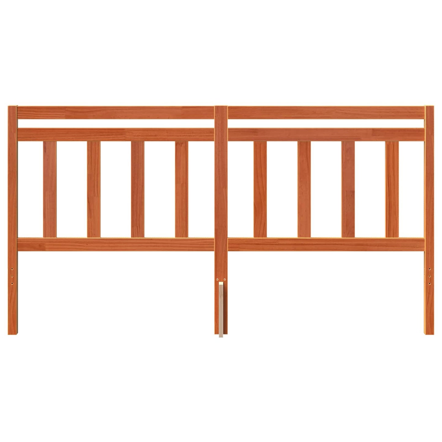 Headboard with Headboard Wax Brown 185.5 x 100 cm