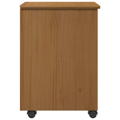Rolling Cabinet MOSS Honey Brown 34 x 39 x 56 cm