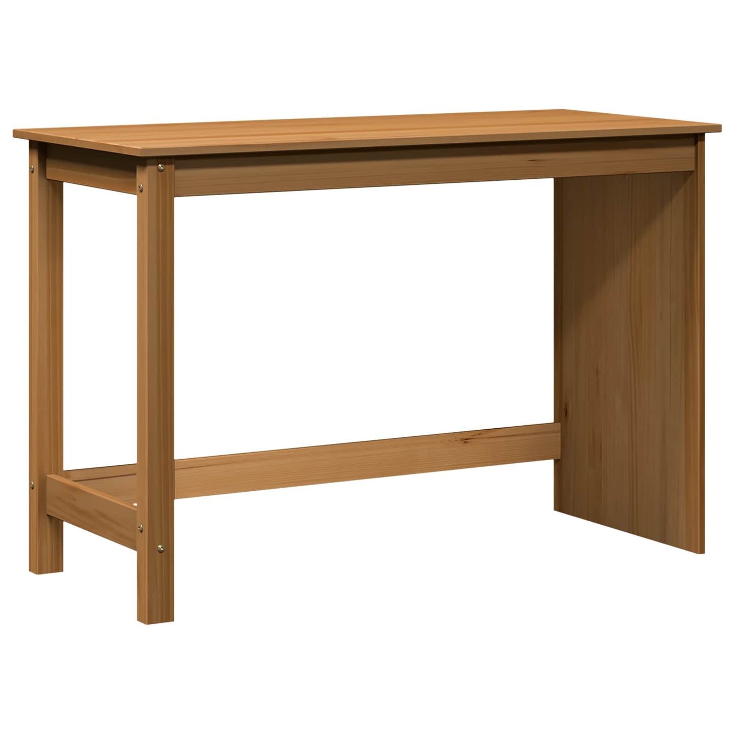 Desk Honey Brown 112 x 50 x 75 cm Solid Pine Wood
