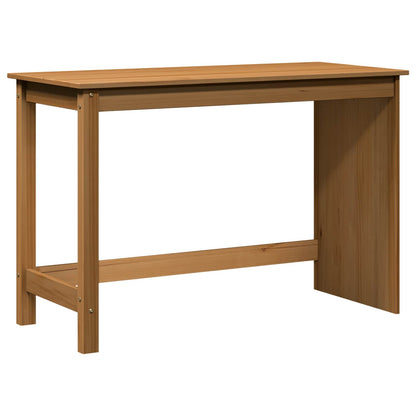 Desk Honey Brown 112 x 50 x 75 cm Solid Pine Wood