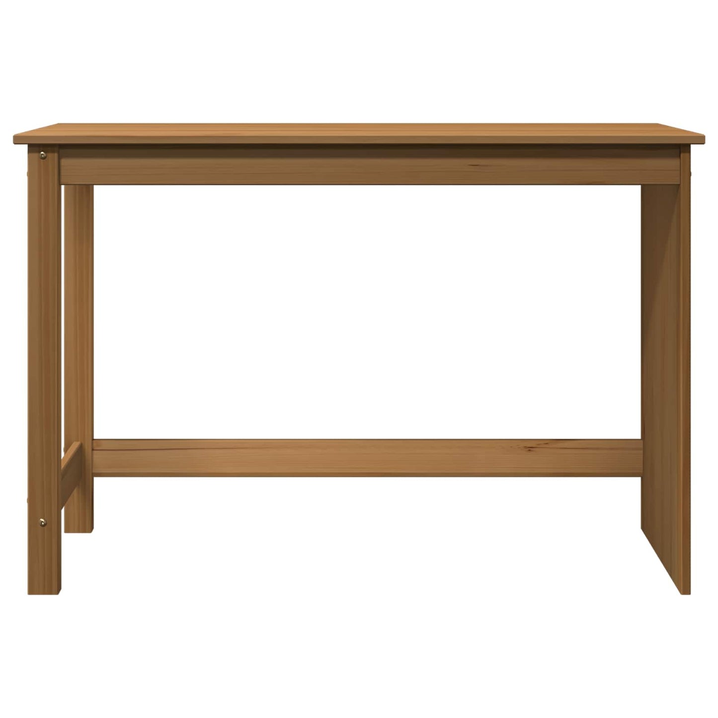 Desk Honey Brown 112 x 50 x 75 cm Solid Pine Wood