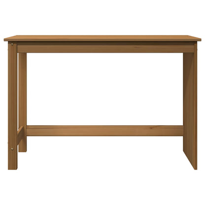 Desk Honey Brown 112 x 50 x 75 cm Solid Pine Wood