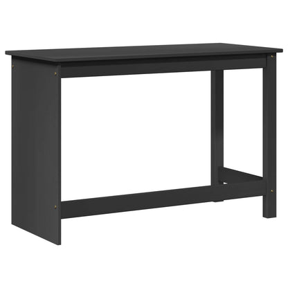 Desk Grey 112 x 50 x 75 cm Solid Pine Wood