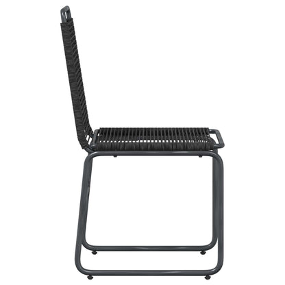 Garden Chairs 2 pcs Black 48 x 55 x 89.5 cm Rattan