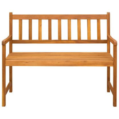 Garden Bench 2-Seater 110 x 55 x 90 cm Solid Acacia Wood
