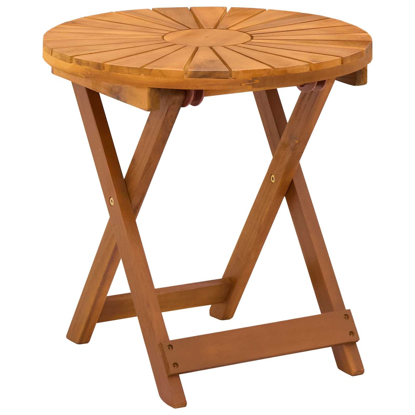 Bistro Table Natural Ø45 x 45 cm Solid Acacia Wood