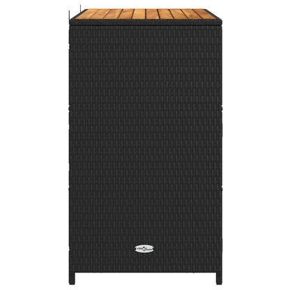 Cabinet Black 70 x 50 x 87 cm Polyester and Roly Ratten