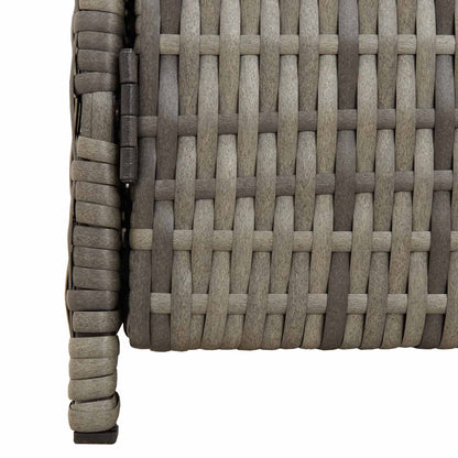 Cabinet Grey 70 x 50 x 87 cm Polyester and Roly Ratten