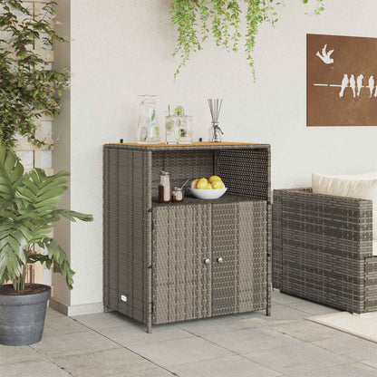 Cabinet Grey 70 x 50 x 87 cm Polyester and Roly Ratten