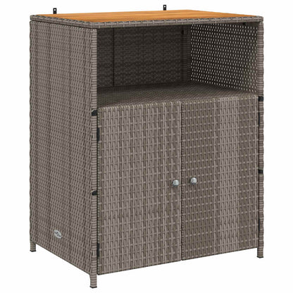Cabinet Grey 70 x 50 x 87 cm Polyester and Roly Ratten