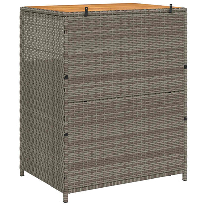Cabinet Grey 70 x 50 x 87 cm Polyester and Roly Ratten