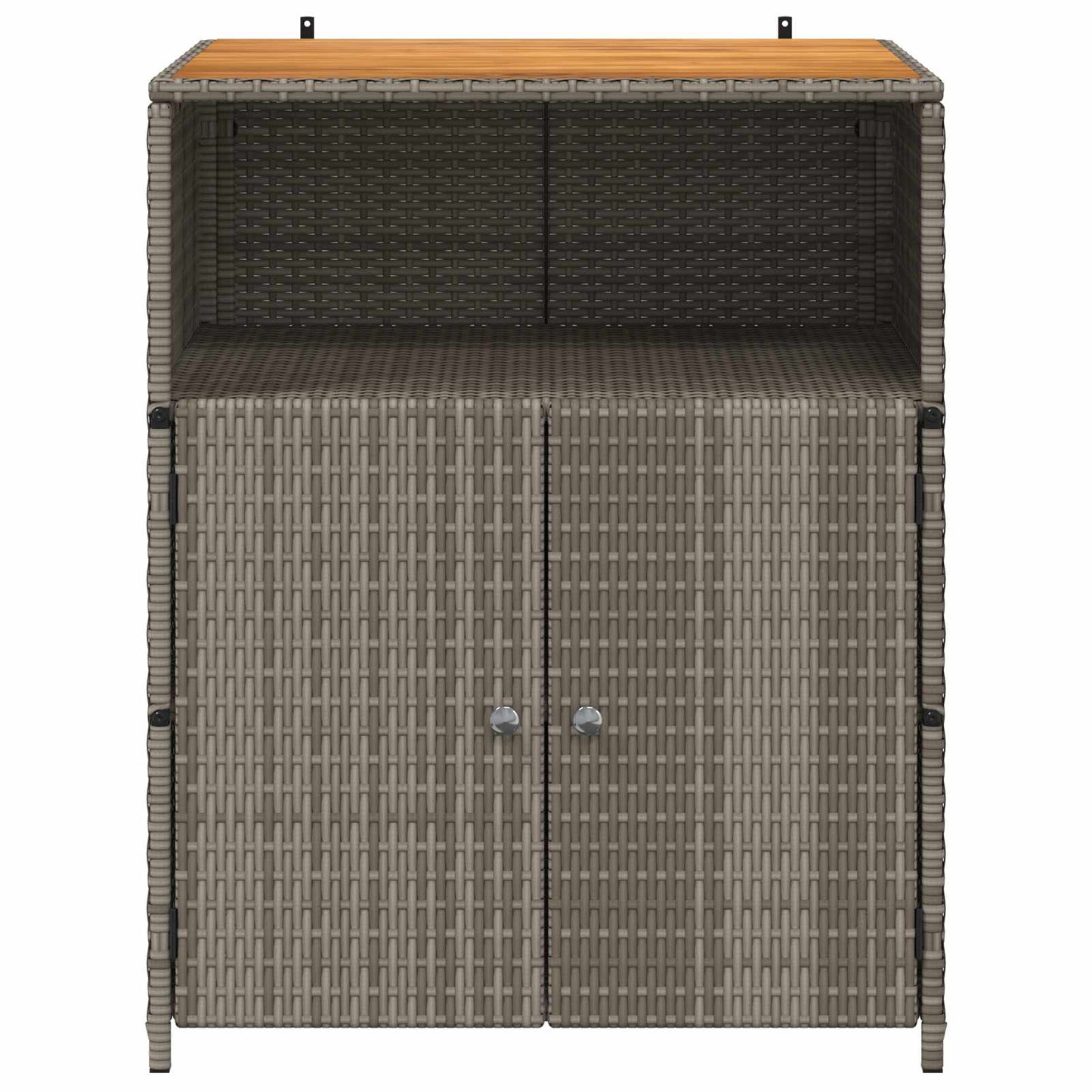 Cabinet Grey 70 x 50 x 87 cm Polyester and Roly Ratten