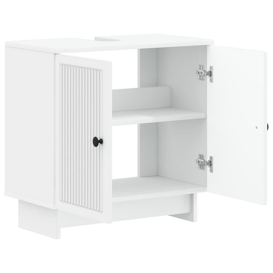 Bathroom Sink Cabinet UTRECHT White 59.5 x 31.5x 59 cm