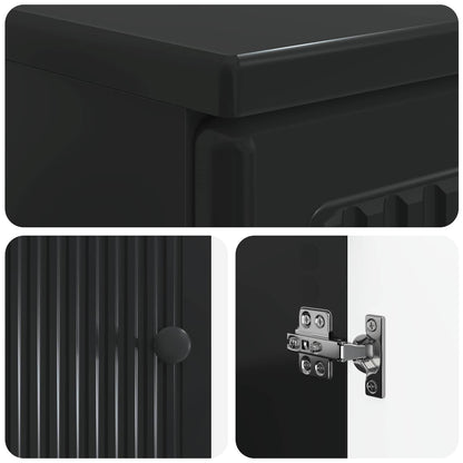 Bathroom Sink Cabinet EDE Black 59.5 x 31.5x 59 cm