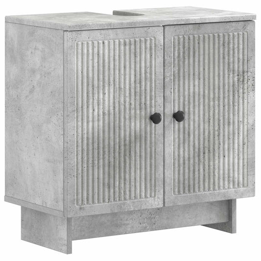 Bathroom Sink Cabinet EDE Concrete Grey 59.5 x 31.5x 59 cm