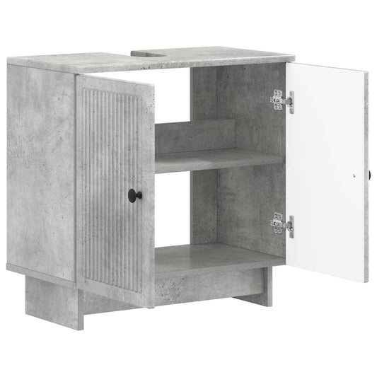 Bathroom Sink Cabinet EDE Concrete Grey 59.5 x 31.5x 59 cm