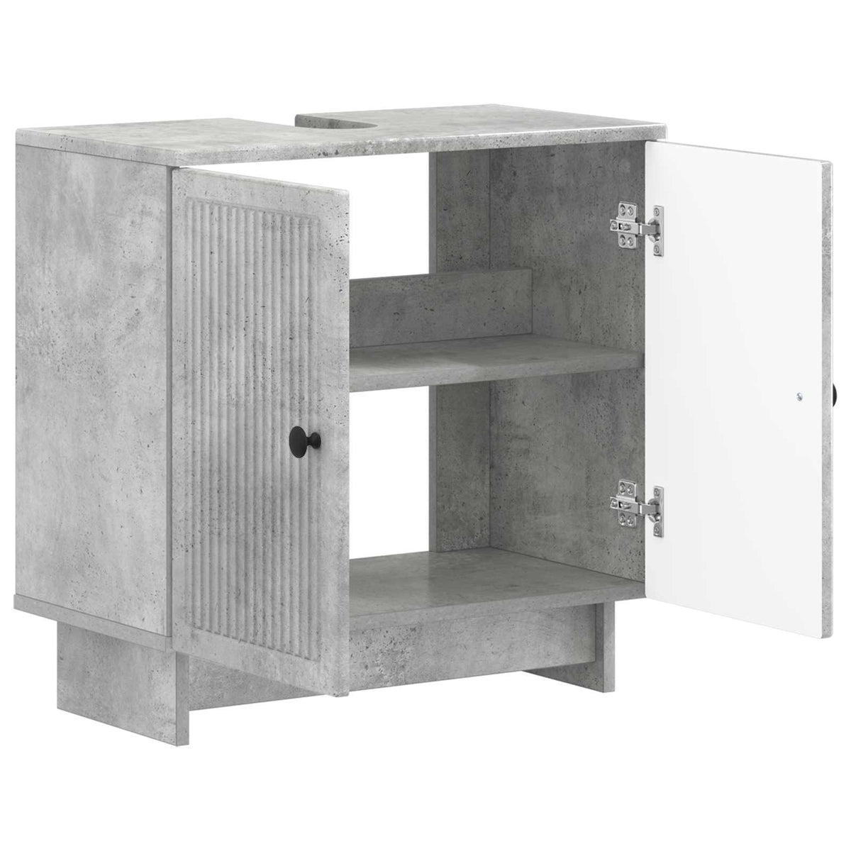 Bathroom Sink Cabinet EDE Concrete Grey 59.5 x 31.5x 59 cm