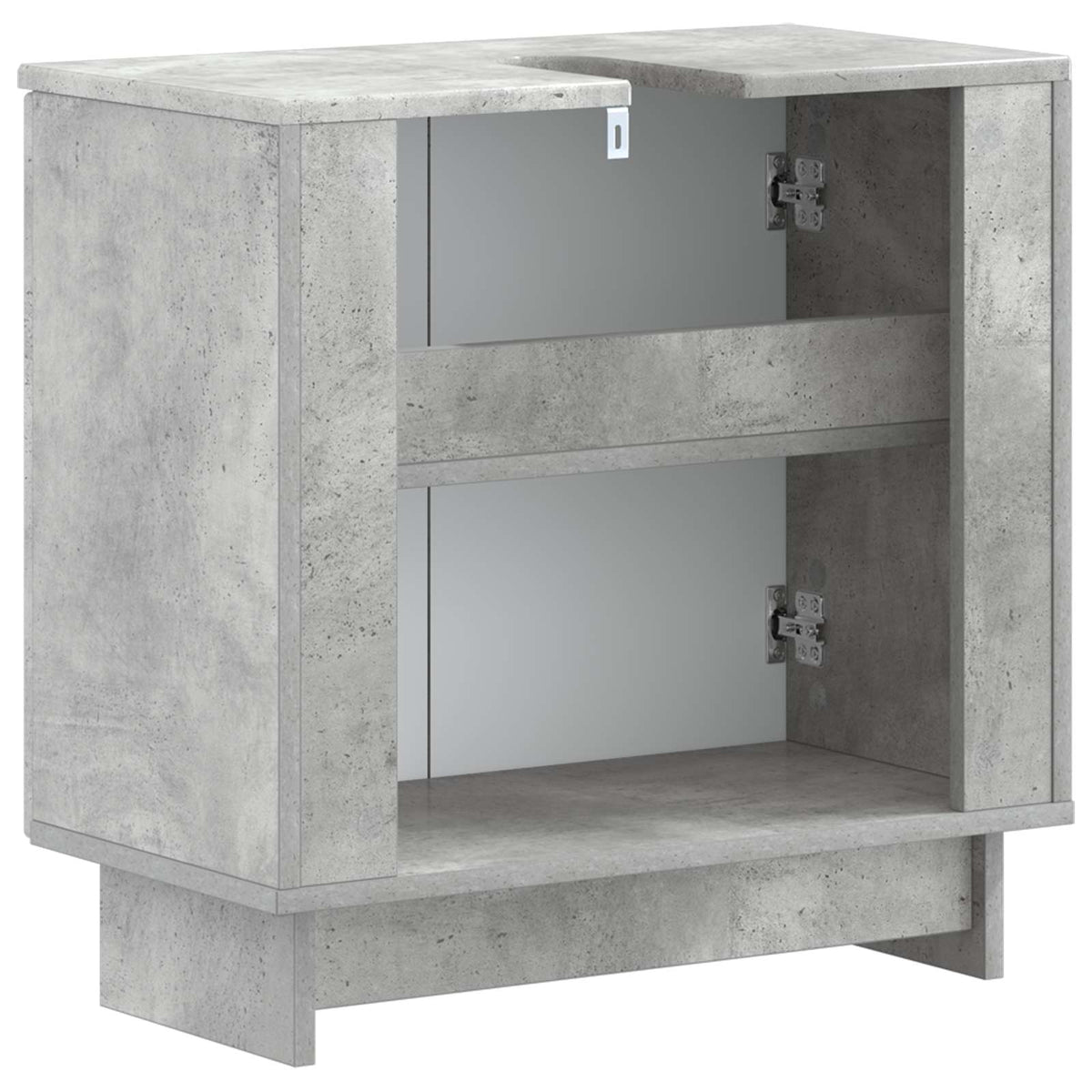 Bathroom Sink Cabinet EDE Concrete Grey 59.5 x 31.5x 59 cm