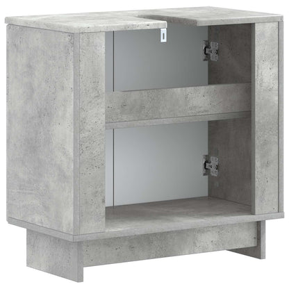 Bathroom Sink Cabinet EDE Concrete Grey 59.5 x 31.5x 59 cm