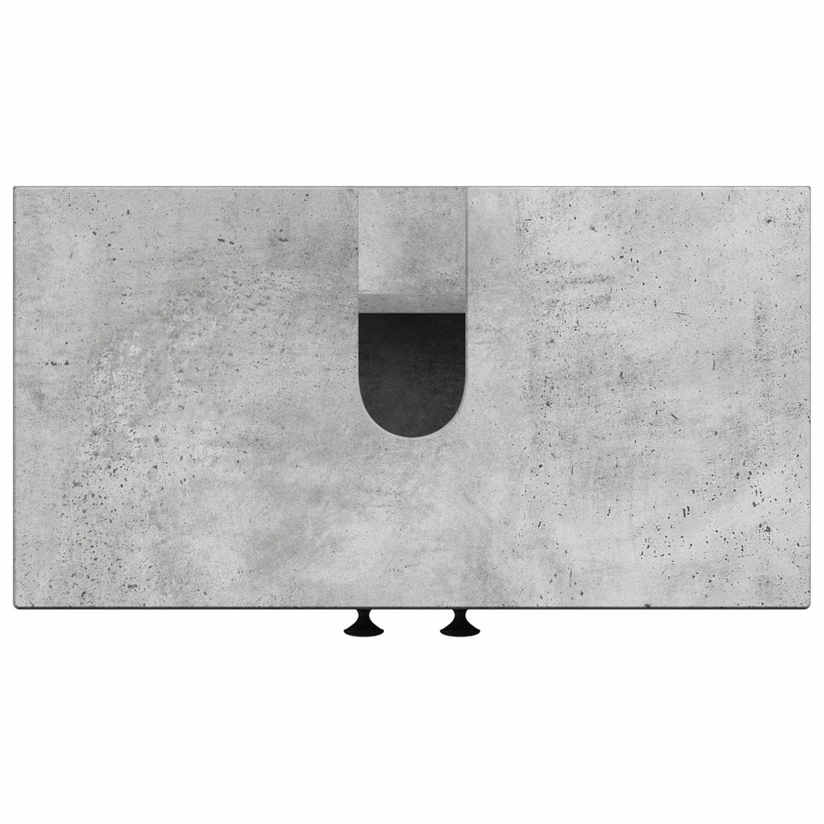 Bathroom Sink Cabinet EDE Concrete Grey 59.5 x 31.5x 59 cm