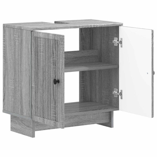 Bathroom Sink Cabinet EDE Grey Sonoma 59.5 x 31.5x 59 cm
