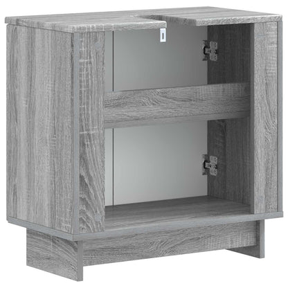 Bathroom Sink Cabinet EDE Grey Sonoma 59.5 x 31.5x 59 cm