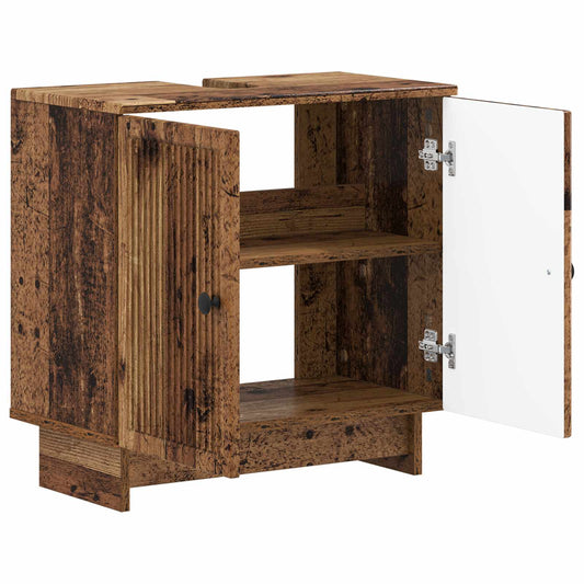 Bathroom Sink Cabinet EDE Old Wood 59.5 x 31.5x 59 cm